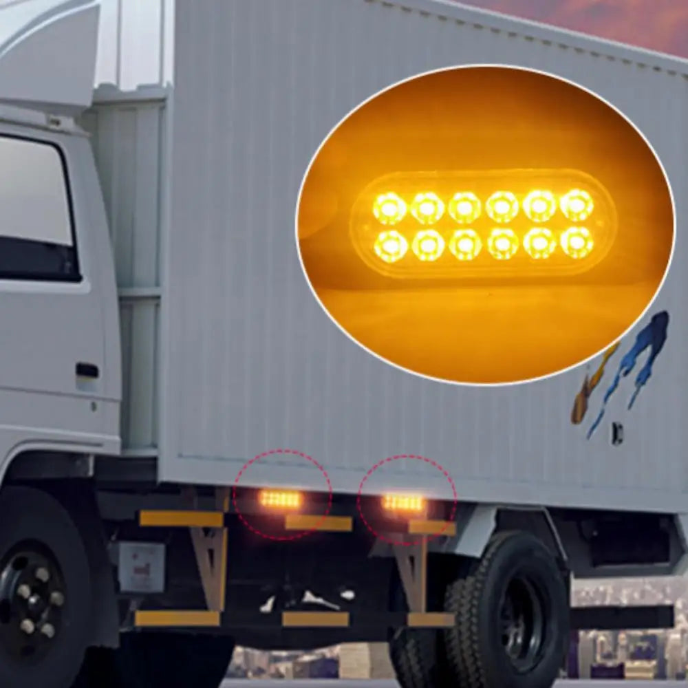 For Auto Drl 12V 24V 12 Emergency Flashing Beacon Warning