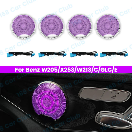 For Mercedes Benz W205 X253 W213 Sound Metal Decoratio Ambient