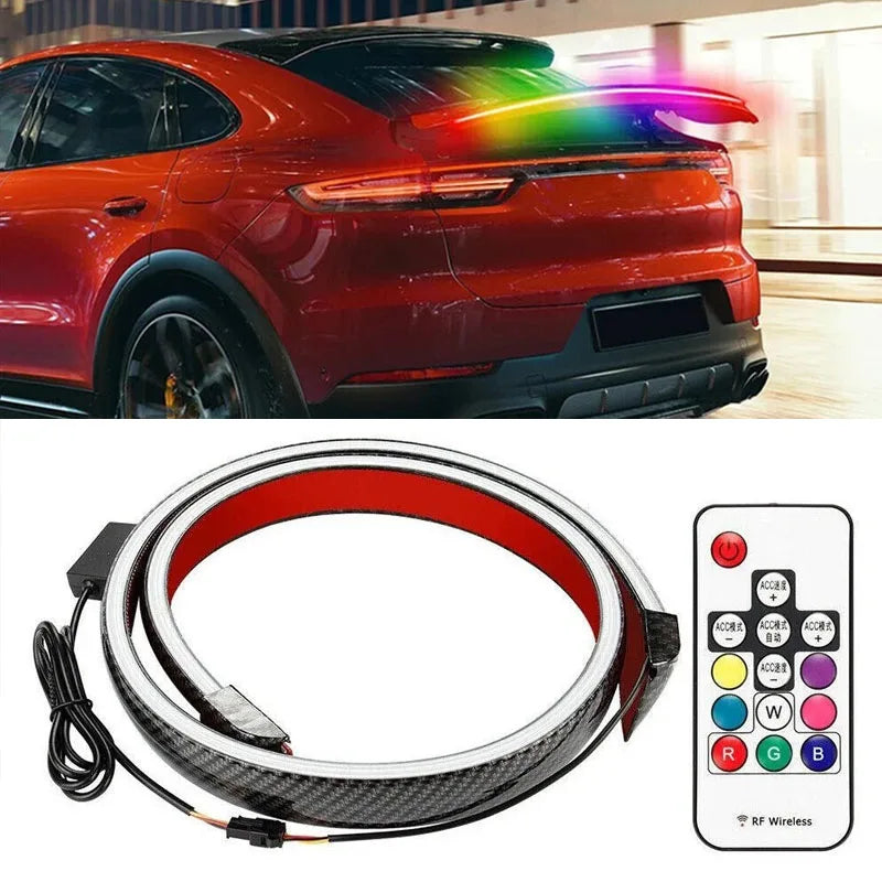 120CM Trunk Tail Brake 12V Multicolour Flow Strips Turn