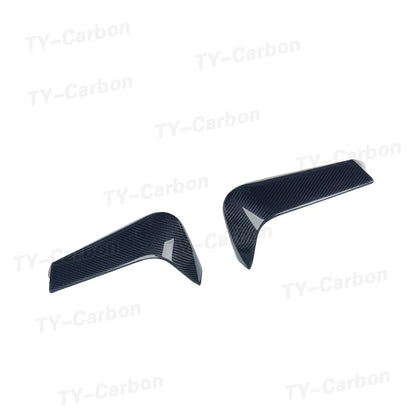For BMW F80 F82 F83 M3 2PCS Dry Carbon Fiber Rear Bumper Lip