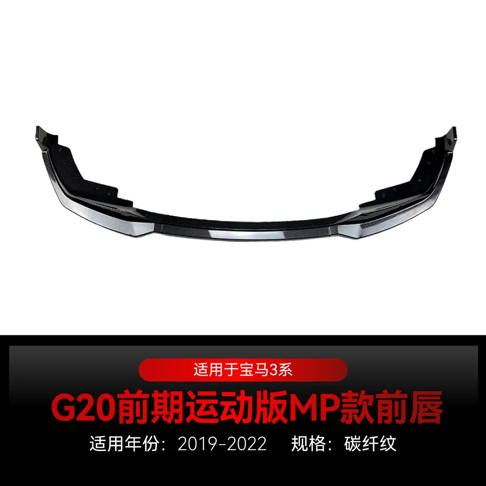 For 2019-2022 BMW BMW 3 Series G20 M Sport Mp Front Shovel Lip