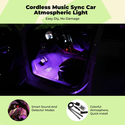 Interior Ambient Wireless Lighting Sound Controlled Modes Easy