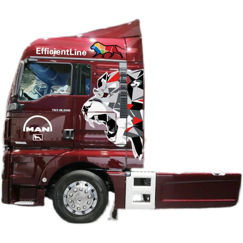 For Man Big Truck Heavy Sticker Head Decal Lion Film