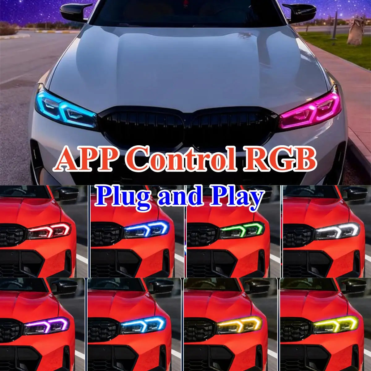 For 2023-2025 BMW G20 G21 Lci RGB Angel Eye Drl Modules 320I