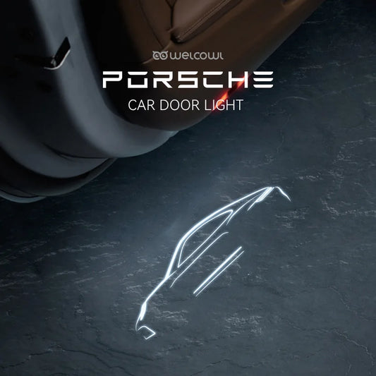 For Porsche Hd Welcome Lamp Accessories Door Customized Icon 911