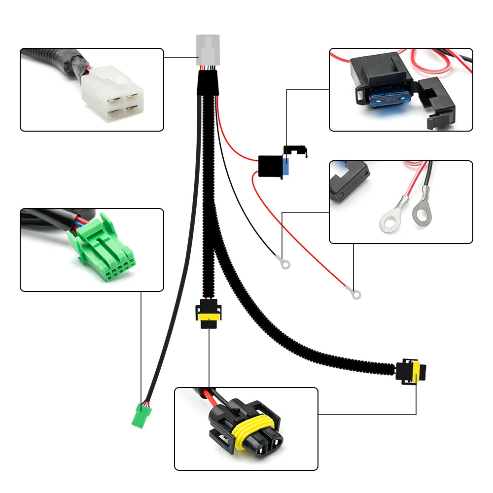 For Nissan Qashqai J10 350Z 370Z Switch Relay H11 880 881 Fog