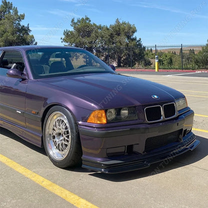 For BMW 3 Series E36 M3 Gloss Black Gt Look Spoiler Lip M Tech