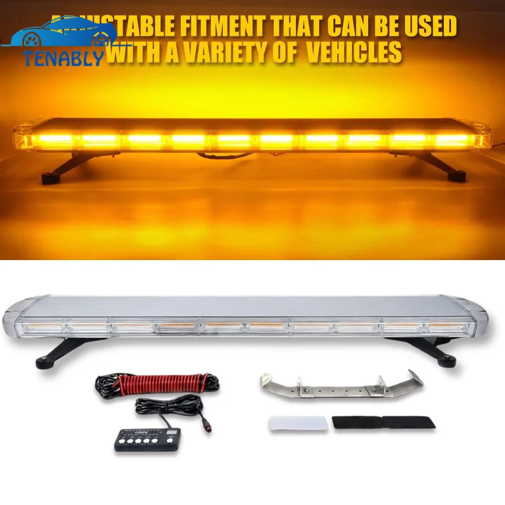 For 12V 48 Inch Rooftop Strobe Bar Trucks Pickcup Control Panel