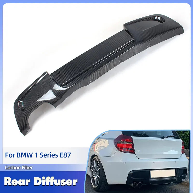 For BMW 1 Series E87 M-Sport Rear Bumper Diffuser Lip Spoiler
