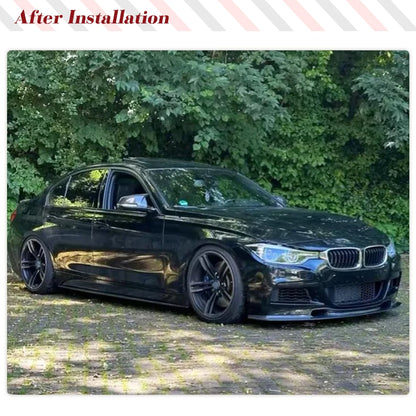 For BMW 3 Series F30 F31 Carbon Fiber Frp Black Lip 320I 328I