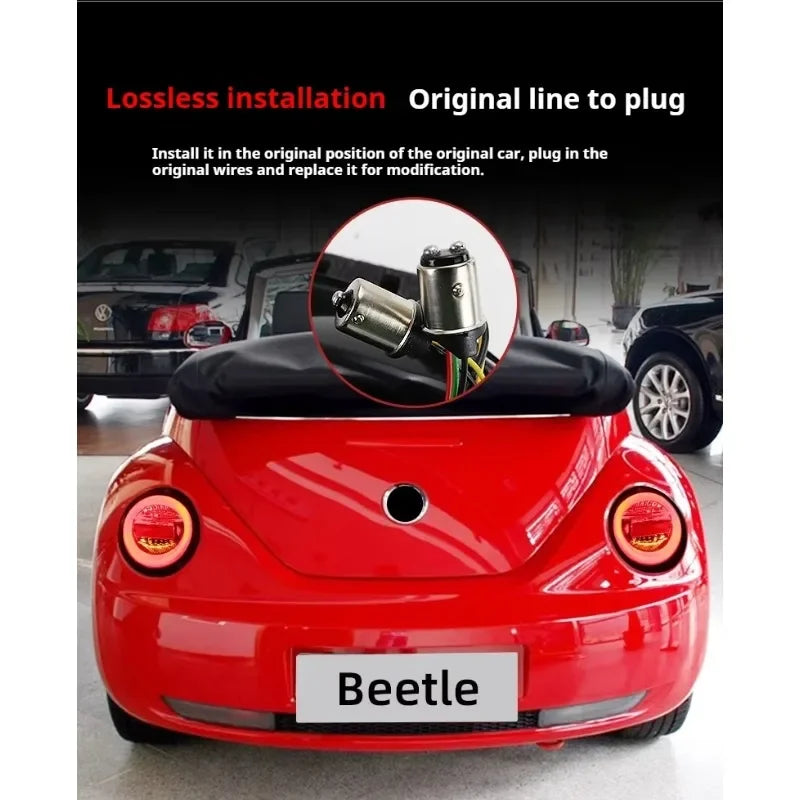 For Volkswagen VW Beetle Taillights 1998-2005 Ft Tail Dynamic