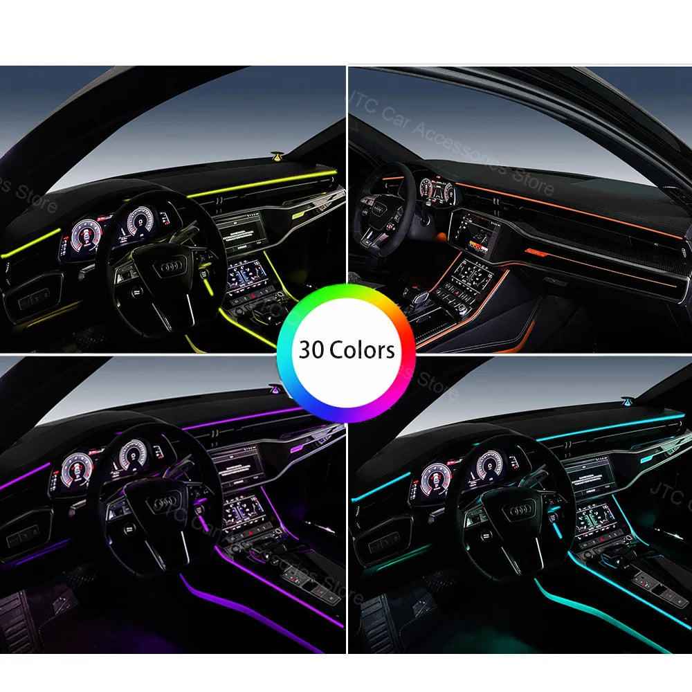 For Audi A6 A7 C8 2019-2024 Dash Ambient Audi A6 A7 Dashboard