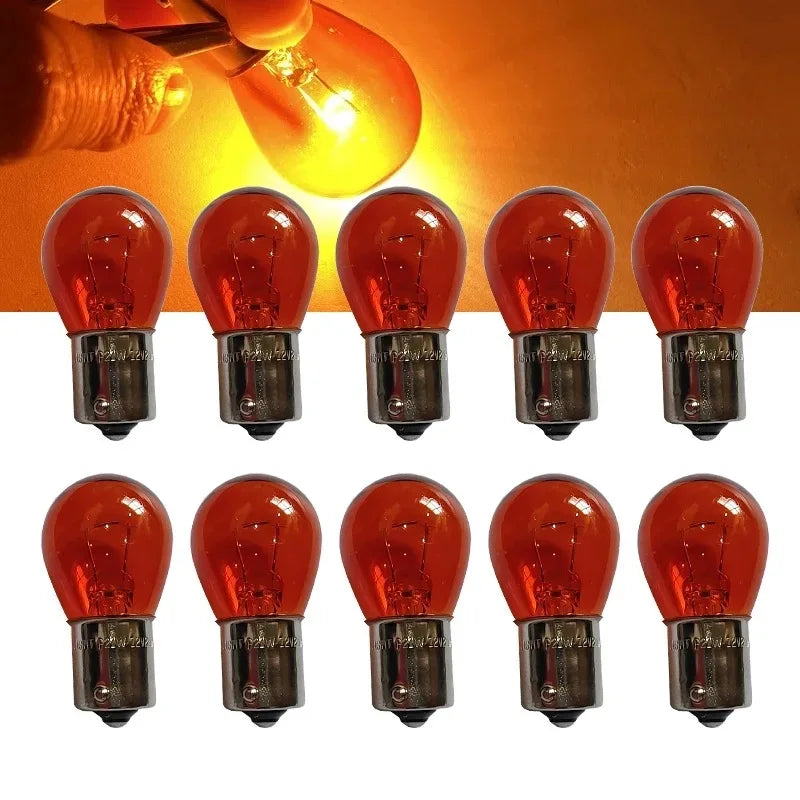 For Brake Turn Drl Reverse Stop 10PCS Halogen Bulb Set 1157 1156