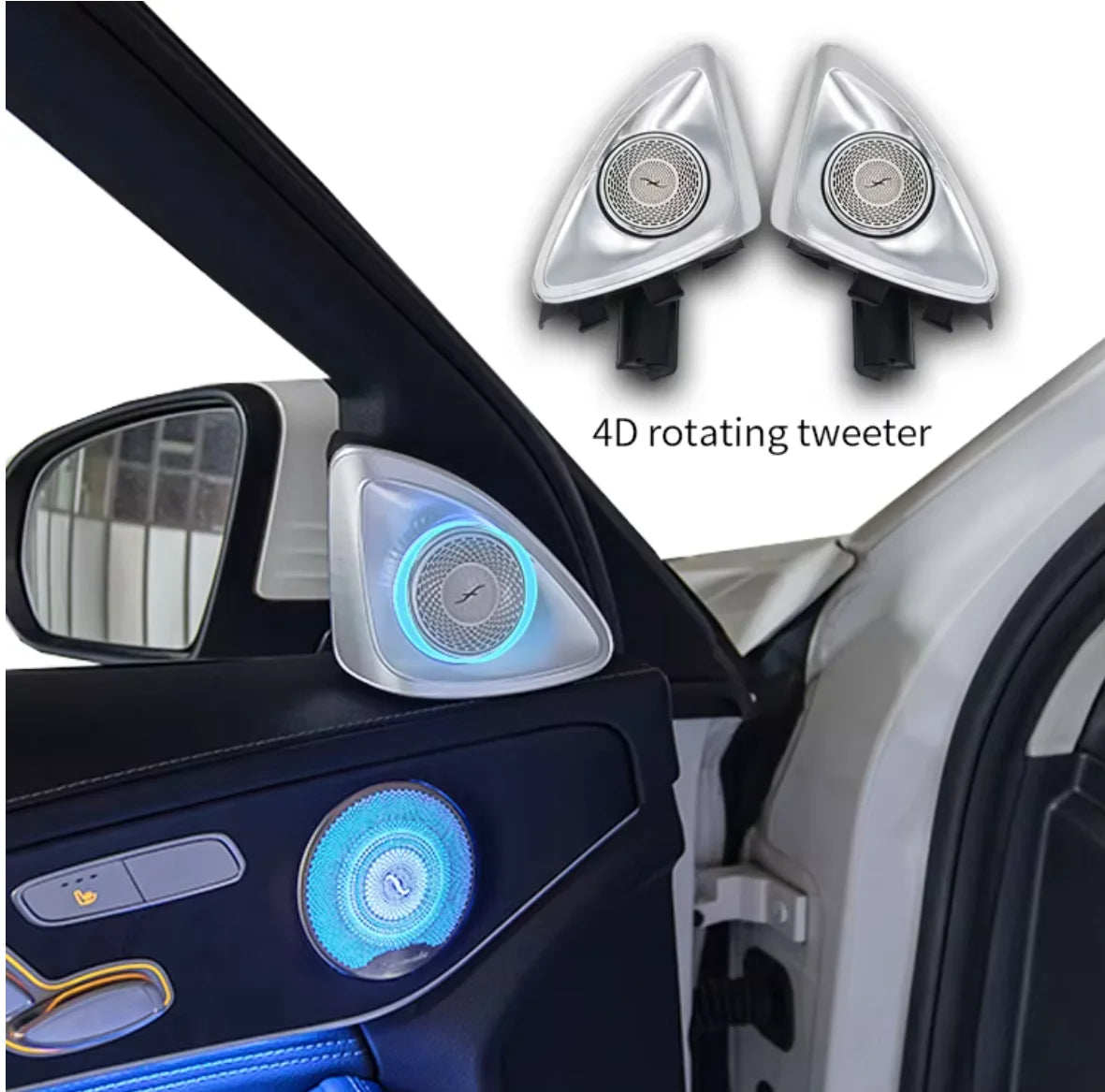 For Mercedes Benz C & E Turbo Air Outlet RGB Color Ambient