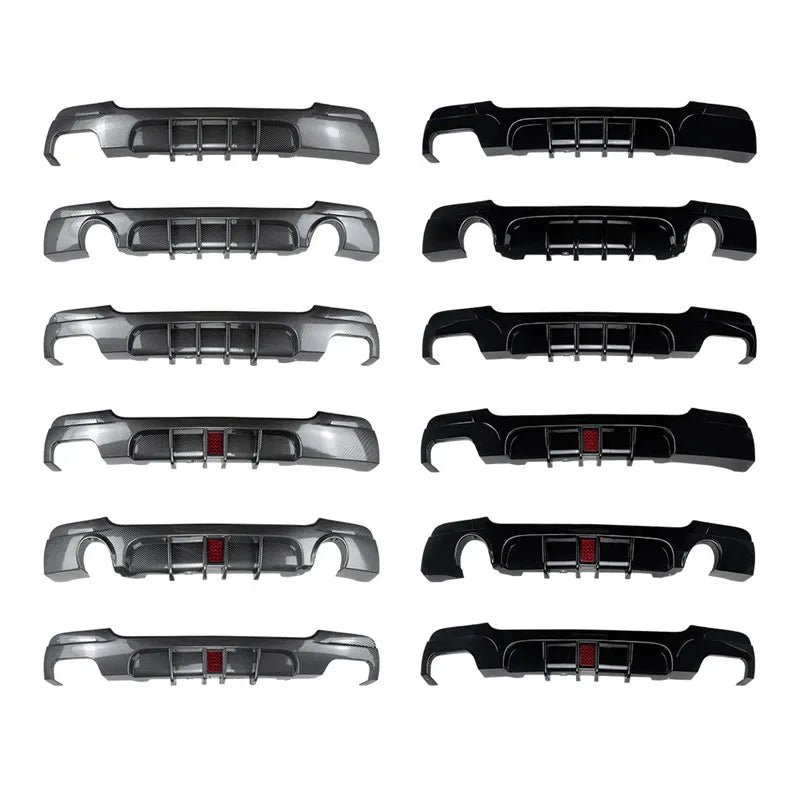 For BMW 3 Series Coupe E92 E93 2006-2013 Rear Bumper Black