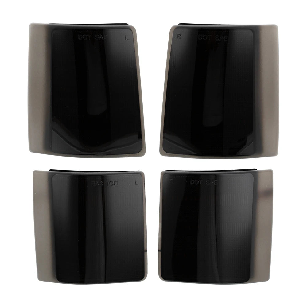 For GMC Yukon Suburban C1500 C2500 Smoked Front Sequential Side