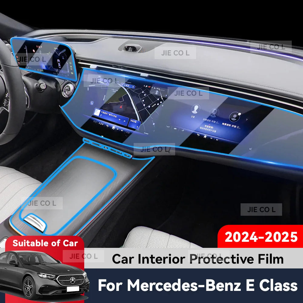 For Mercedes Benz E Class 2024 Central Control Screen Tpu