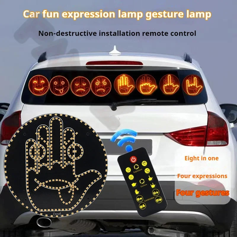 Finger Expression Remote Control Lighting Gesture Road Rage