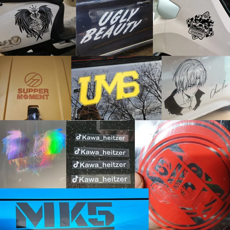 Custom Vinyl Decal Sticker Personalized Lettering Logo Picture