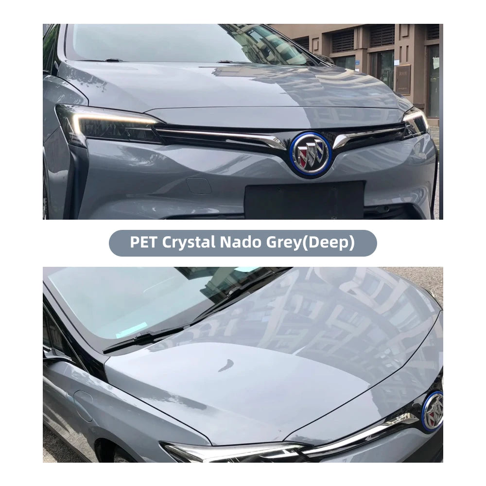 Super Bright Crystal Nardo Gray Full Wrap Vinyl Pvc