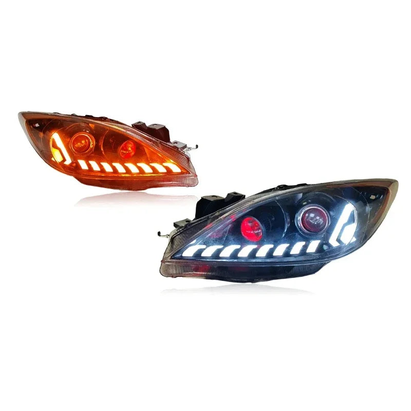 For Mazda 3 Headlights 2011-2015 Upgrade Ft Projetor Headlamp