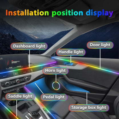 For Lexus Is 2013-2025 Interior Acrylic Guide RGB Symphony