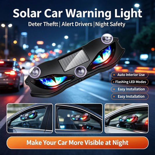 Devil S Eye solar+type-c Warning Wireless Installation