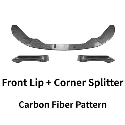 Front Lip Corner Splitter Trim Fits BMW Series F20