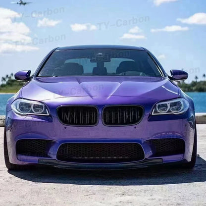 For BMW 5 Series F10 M5 2012 2016 Real Carbon Fiber Front Bumper