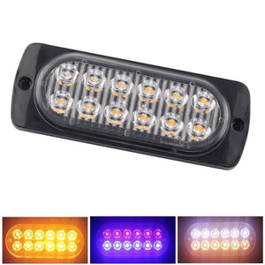 12SMD Truck Side Warning Emergency 12V 24V Super Bright