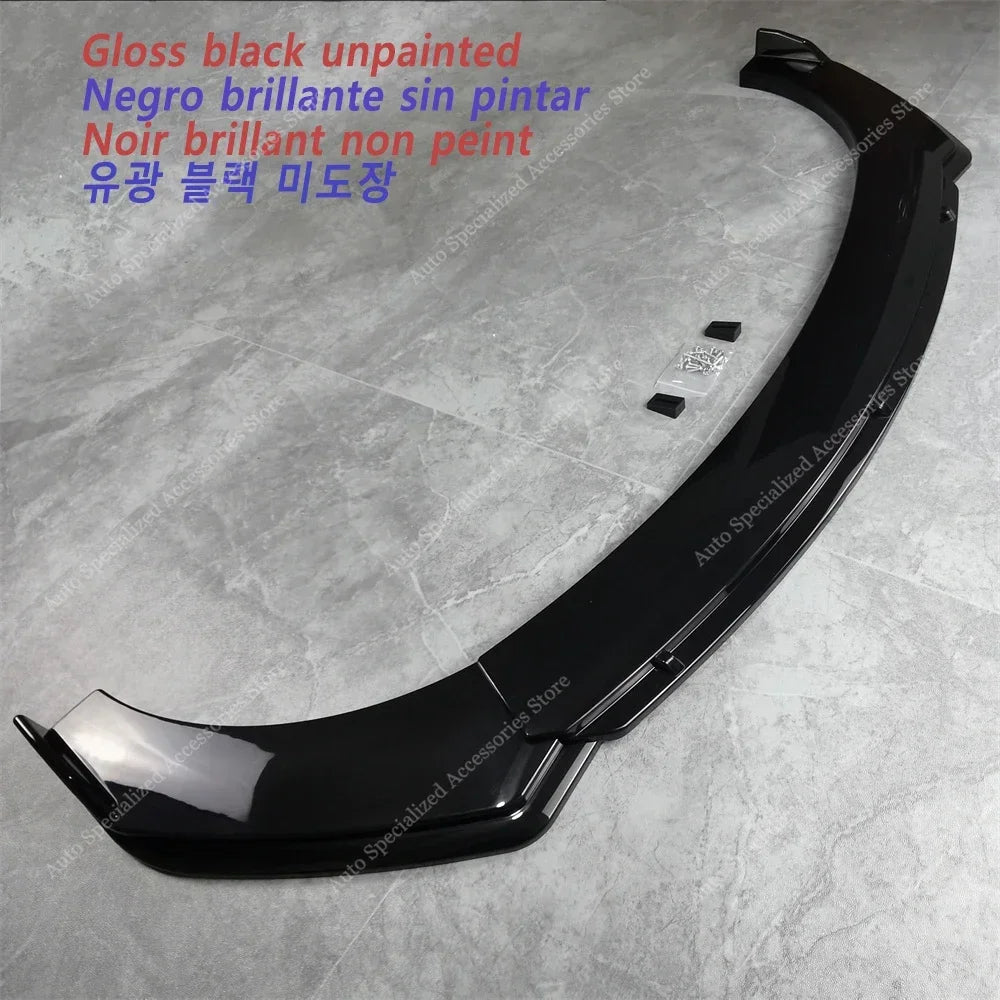 For BMW X1 E84 2009-2012 Pre-Lci Front Bumper Lip Spoiler