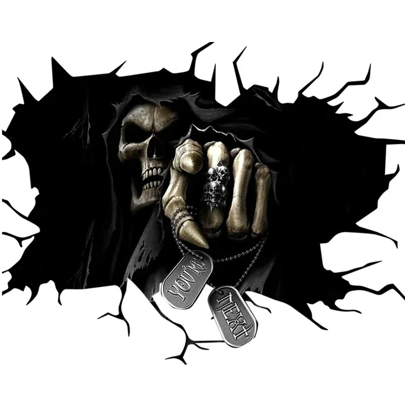 Stickers Halloween Floor Wall Skeleton Horror Sticker