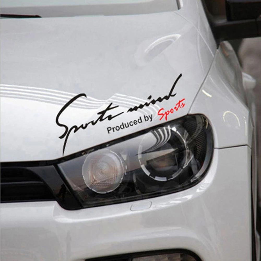 For Audi Sports Stickers Emblem Badge Decal Bonnet BMW Benz