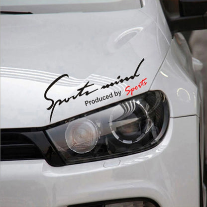 For Audi Sports Stickers Emblem Badge Decal Bonnet BMW Benz
