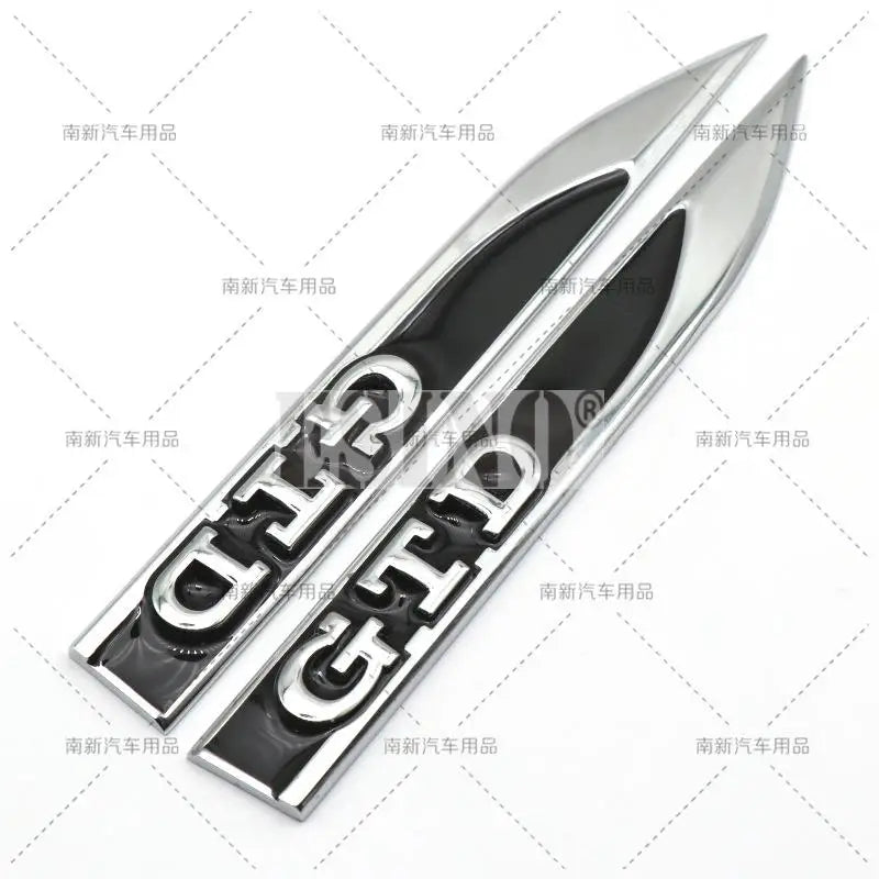 For Volkswagen X Gtd Body Fender Side Metal Chrome Zinc Alloy