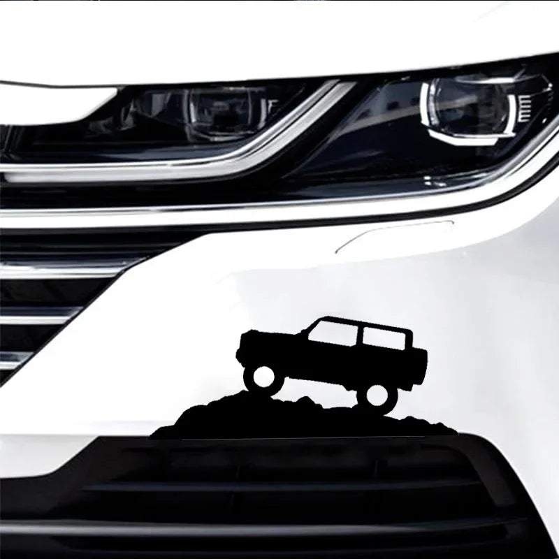 For Jeep Jimny 15x5cm off-road SUV Mountain Sticker Body Bumper