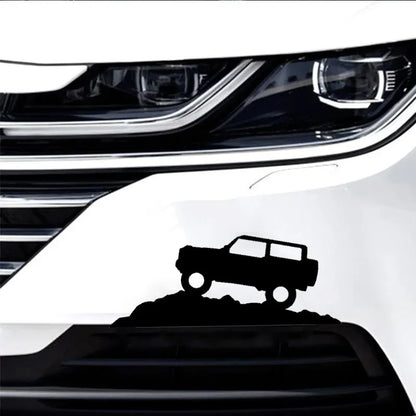 For Jeep Jimny 15x5cm off-road SUV Mountain Sticker Body Bumper