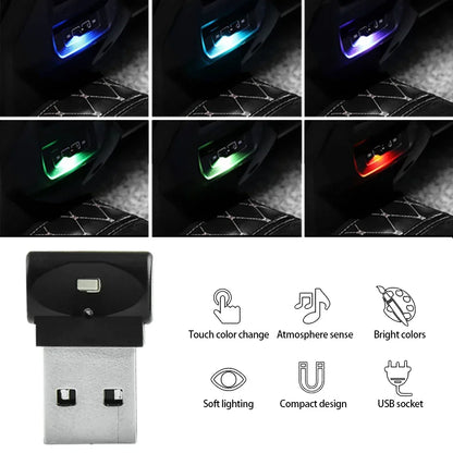Interior Atmosphere Emergency Lighting MINI USB Colorful