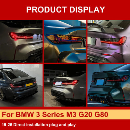 For BMW 3 Series M3 G20 J One Csl Laser Tail G80 2019-2025