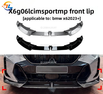 For BMW BMW X6 G06 Lci Sport 2023+mp Front Lip Shovel Spoiler