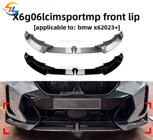 For BMW BMW X6 G06 Lci Sport 2023+mp Front Lip Shovel Spoiler