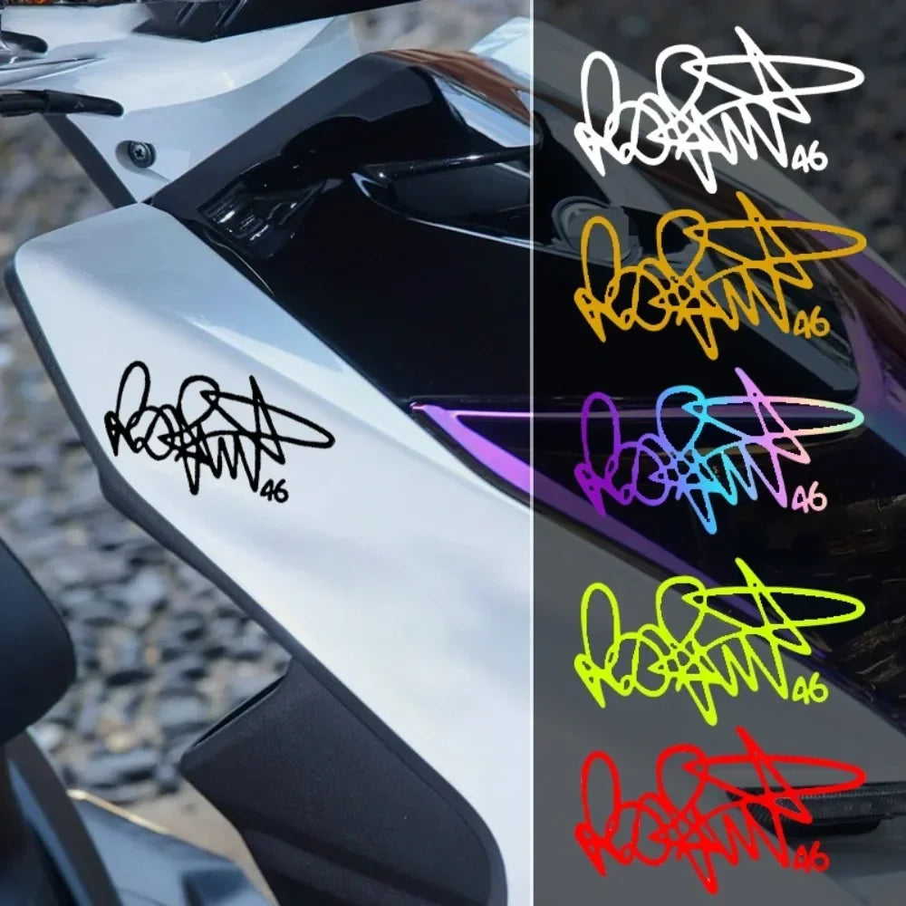 For Motorbike Fuel Tank Fairing Racing Signature Sticker