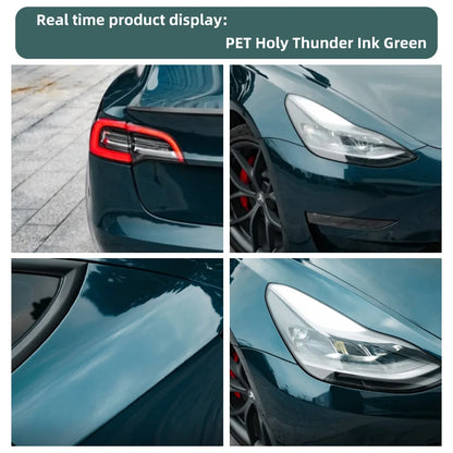 Super Gloss Sacred Ray Dark Green Full Wrap Vinyl