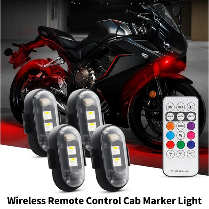 Aircraft Strobe Motorcycle Battery Powered Bead Magnetic
