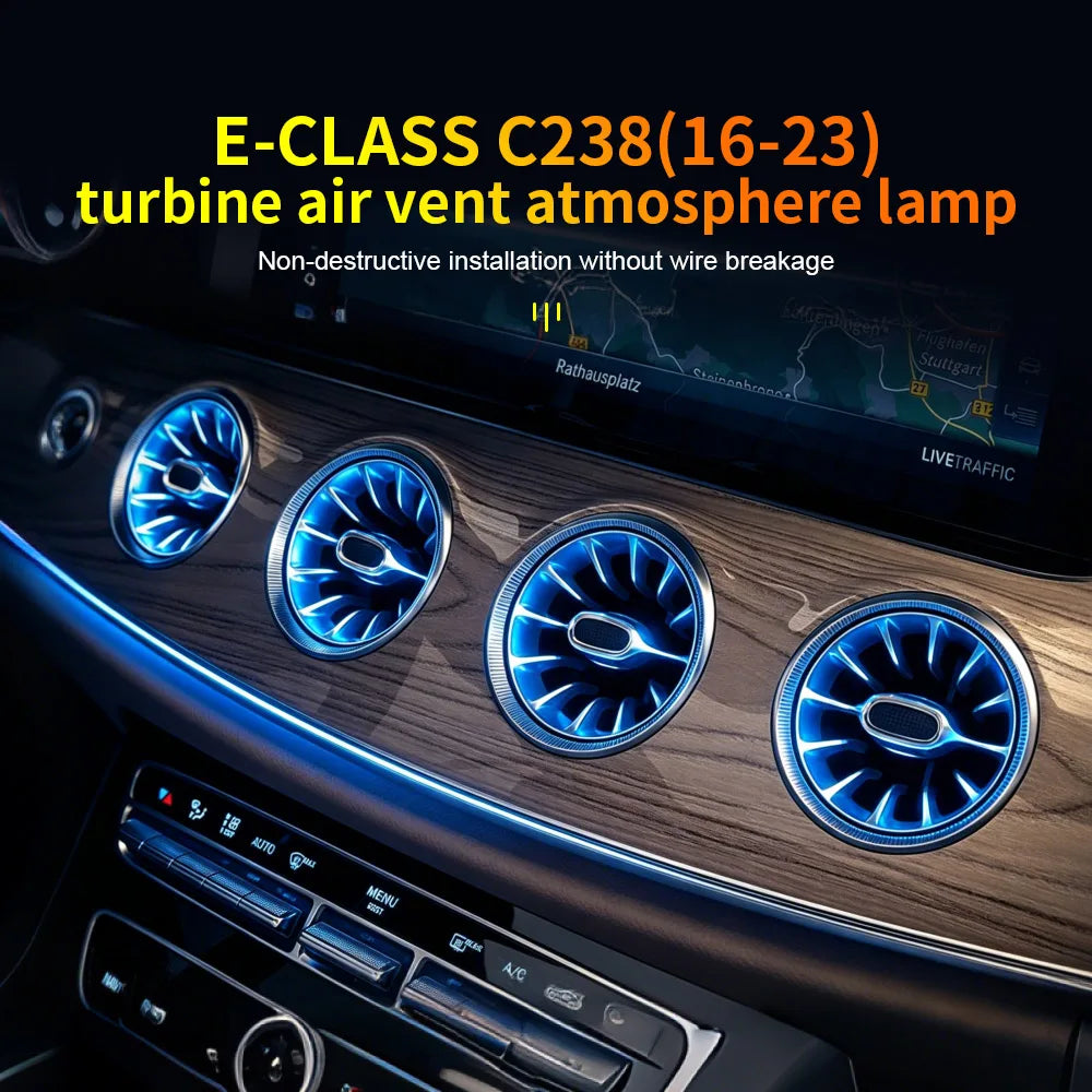 For Mercedes Benz C238 W238 E-Class Coupe Ambient RGB Colors Air