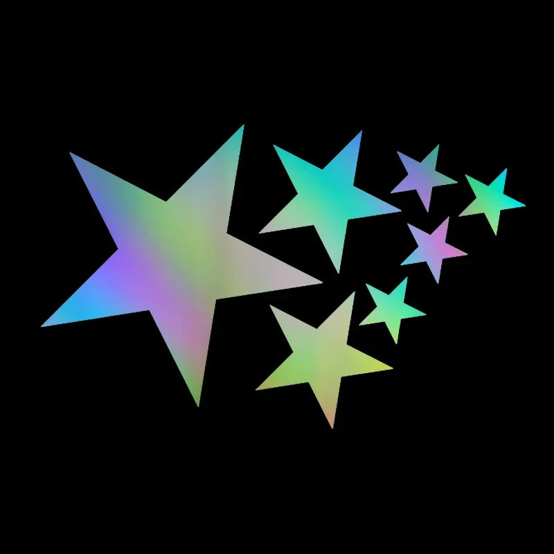 Pentagram Pattern Sunscreen Waterproof Sticker Cover Scratches