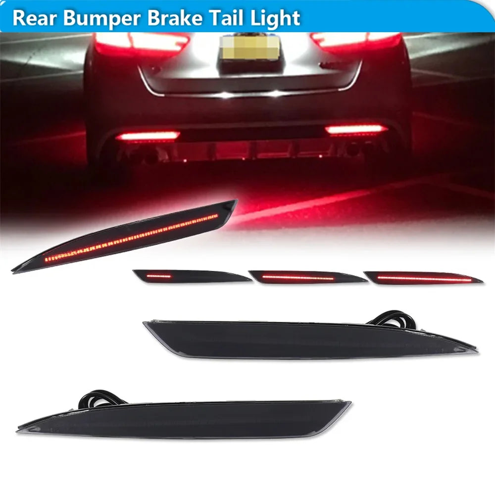 For Kia Optima K5 Rear Bumper Reflector Tail Brake Red Fog W