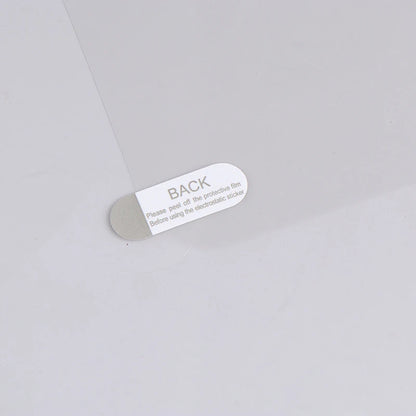 2PCS Transparent Dash Cam Electrostatic Sticker Film Glass