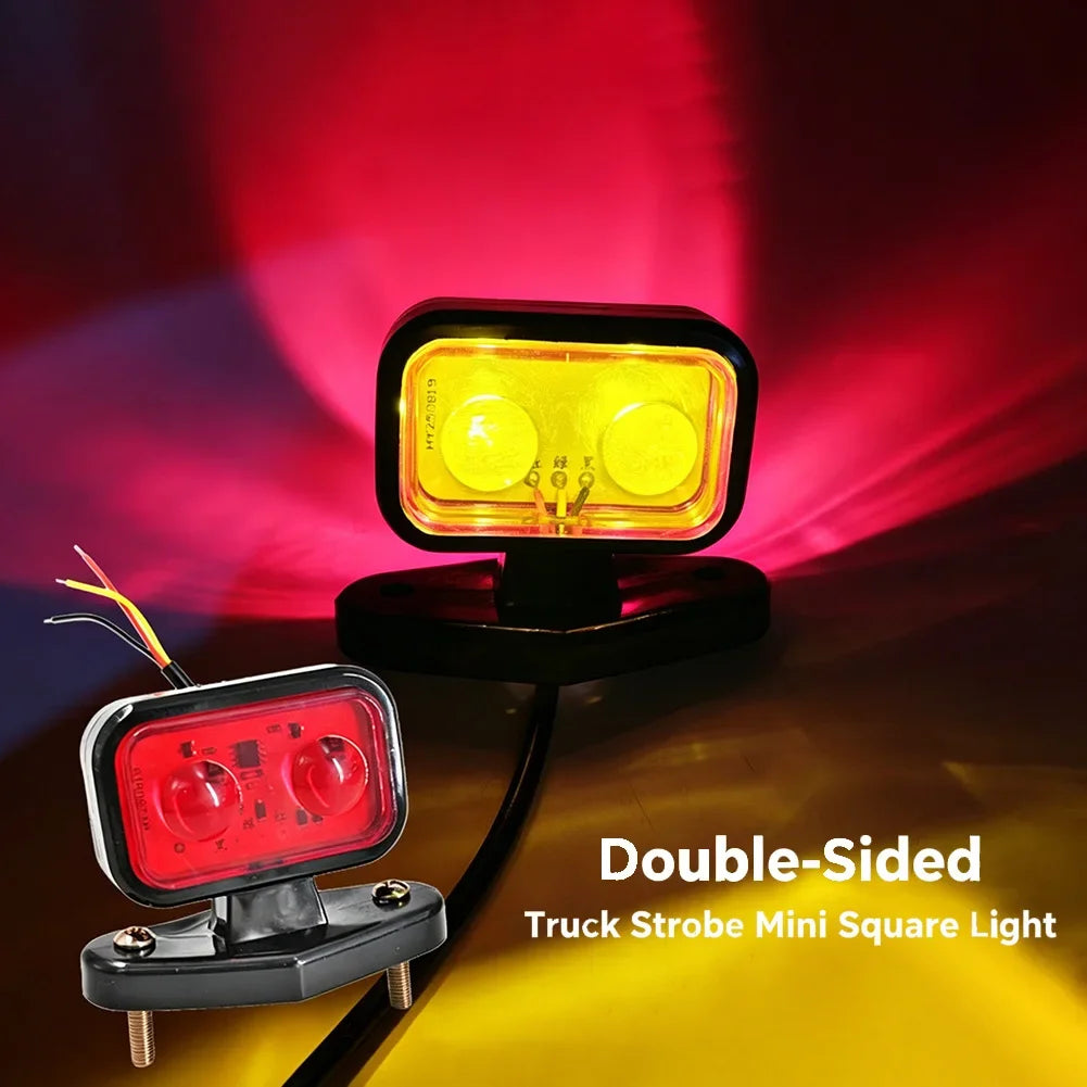 Truck Side Width Dual Color 12 24V Van Warning