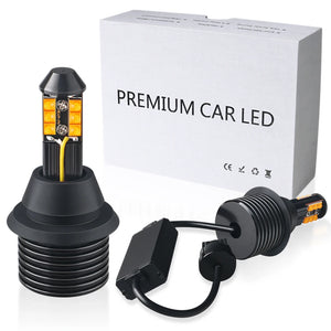 2PCS Drl Turn Signal In Canbus No Error two-color